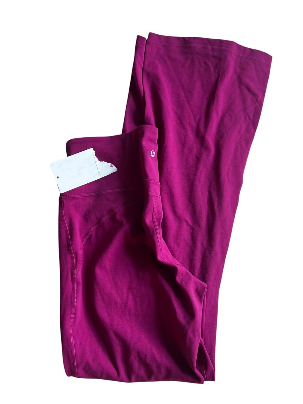 NWT Lululemon Groove Super-High-Rise Flared Pant Nulu Magenta Purple Size 12 - Picture 6 of 12